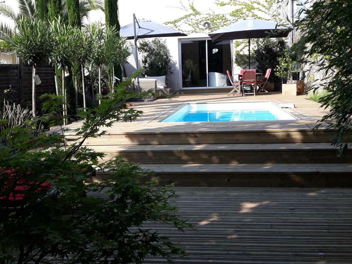 Maison De Ville Style Echoppe Le Bouscat Bagian luar foto